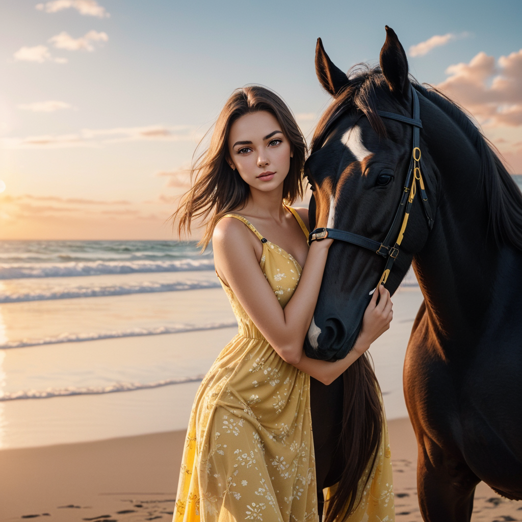 Cavallo sulla spiaggia